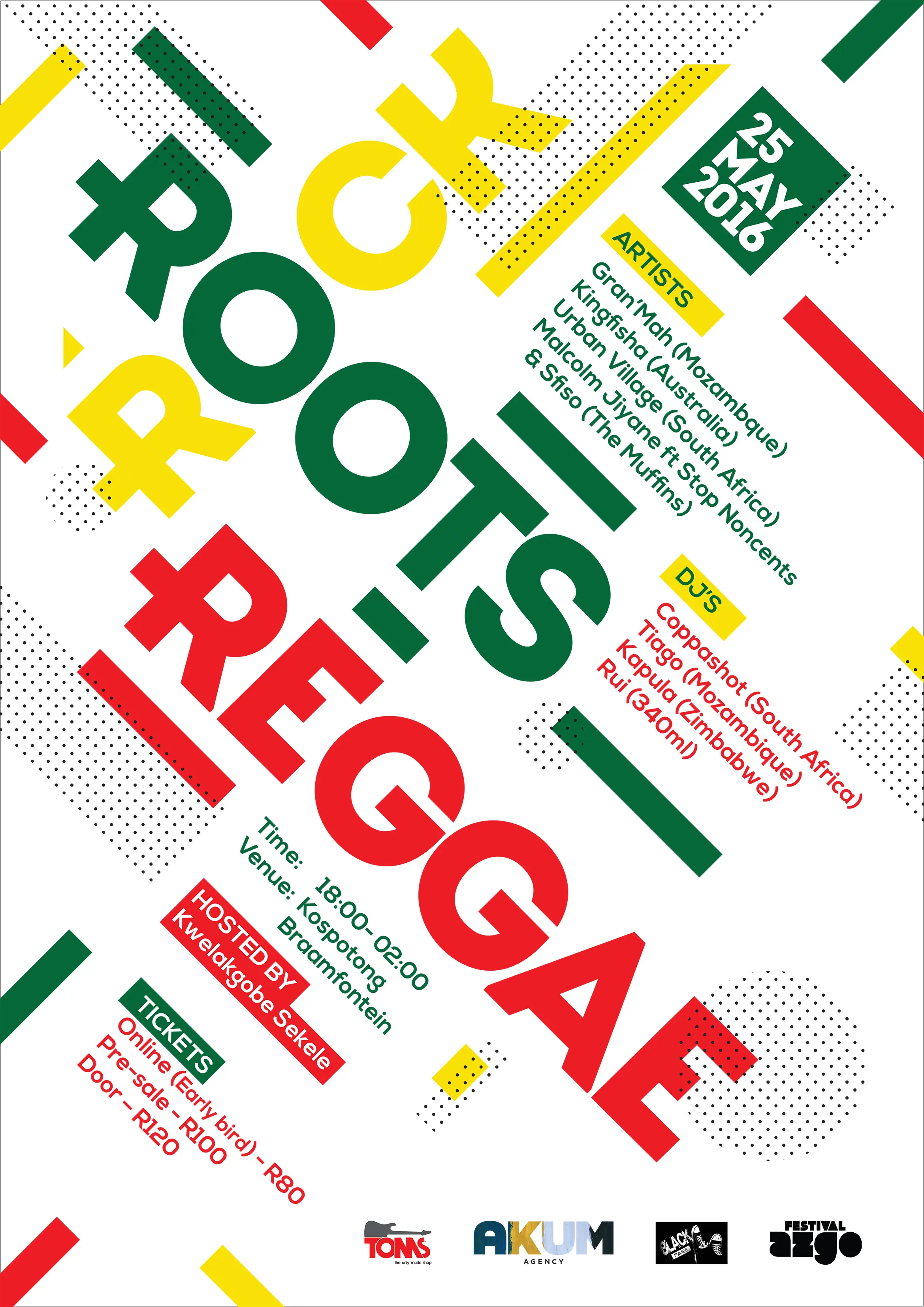 Roots Rock Reggaae Poster